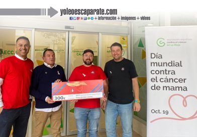 El proyecto ‘12 meses, 12 causas’ dona 300 euros a la AECC de Calahorra para impulsar la investigación contra el cáncer
