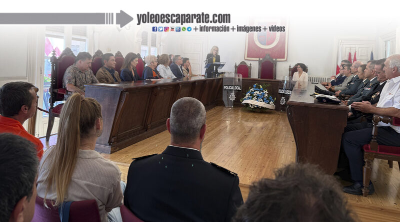 El Ayuntamiento reconoce el trabajo de la Policía Local en la celebraciónde los Ángeles Custodios