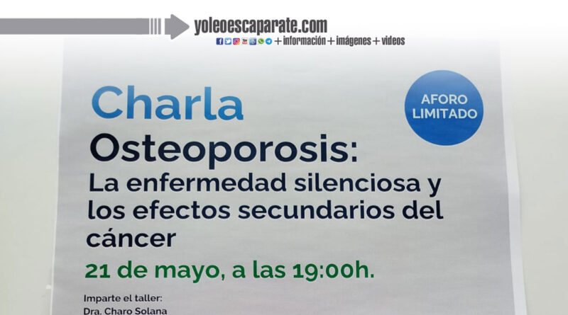 La doctora Charo Solana ofrecerá en Alfaro una charla sobre osteoporosis y los efectos secundarios del cáncer