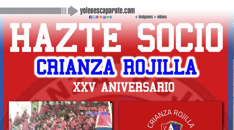 Crianza Rojilla celebra su 25 aniversario con una campaña de socios para la temporada 2026-27