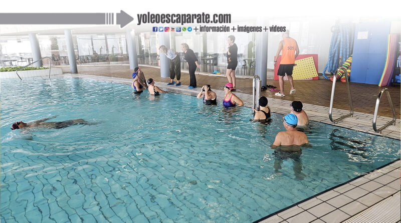Comienzan los cursos de natación y aquagym para mayores con las 60 plazas ofertadas ya cubiertas