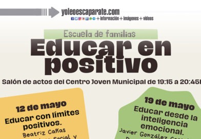 Esta tarde nueva charla del Ciclo de la Escuela de familias para educar en positivo