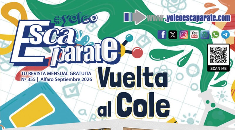 La vuelta al cole en Escaparate Alfaro Septiembre