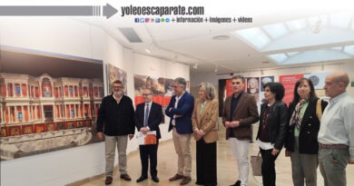 La exposición Theatrum mundi, en el Centro Fundación Caja Rioja de Calahorra, muestra lahistoria del Teatro Romano de Mérida