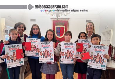 Adriana Garrido, Ayrton Lorente, Elsa Arenzana, Celia Cristóbal, Ritaj Aabouch y Ainara Arruzazabala ganan el concurso escolar sobre el comercio de Calahorra