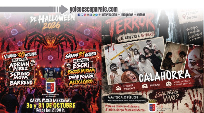 Calahorra celebrará Halloween con un Festival de djs y el Túnel del terror los días 30 y 31 de octubre