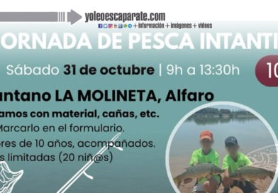 Alfaro organiza una jornada de pesca infantil en el pantano de La Molineta