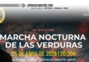 El próximo 25 de abril de 2026 vuelve la III Marcha Nocturna de las Verduras