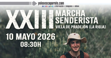 Pradejón acoge la XXIII Marcha Senderista Villa de Pradejón el 10 de mayo