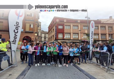 Más de 900 personas participaron en la marcha solidaria contra el cáncer de Alfaro