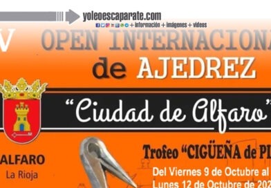 Alfaro acoge este fin de semana el XV Open Internacional de Ajedrez «Ciudad de Alfaro»
