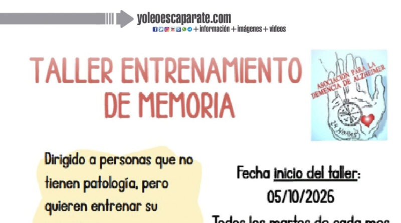 Alfaro acogerá un nuevo taller de entrenamiento de la memoria