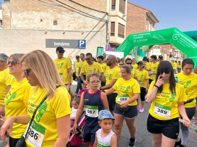 Marcha contra el cancer San Adrián