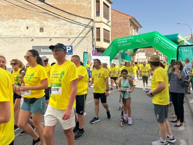 Marcha contra el cancer San Adrián