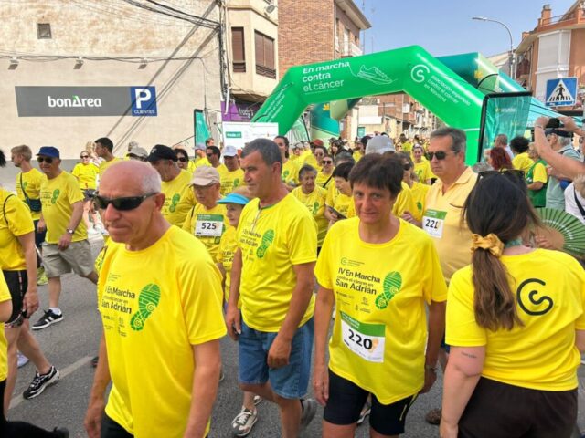 Marcha contra el cancer San Adrián