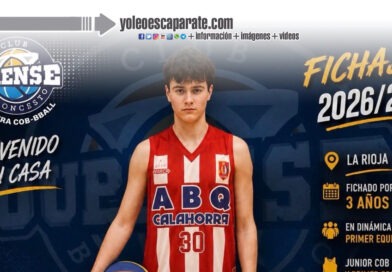 El escolta de ABQ Calahorra Fabio Echave ha fichado por el Club Ourense Baloncesto (COB), para las 3 próximas temporadas