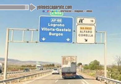 Nuevos cortes nocturnos esta noche en los enlaces de la AP-68 de Alfaro y Calahorra por obras
