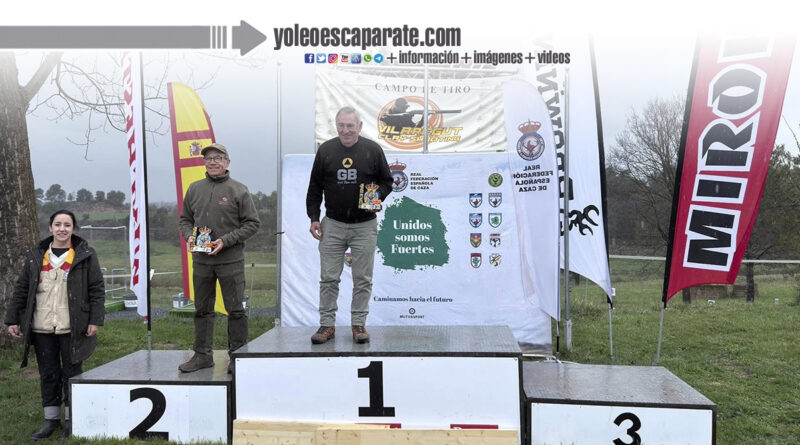 Luis Carlos Sanz, subcampeón veterano en la Copa de España de Recorridos de Caza