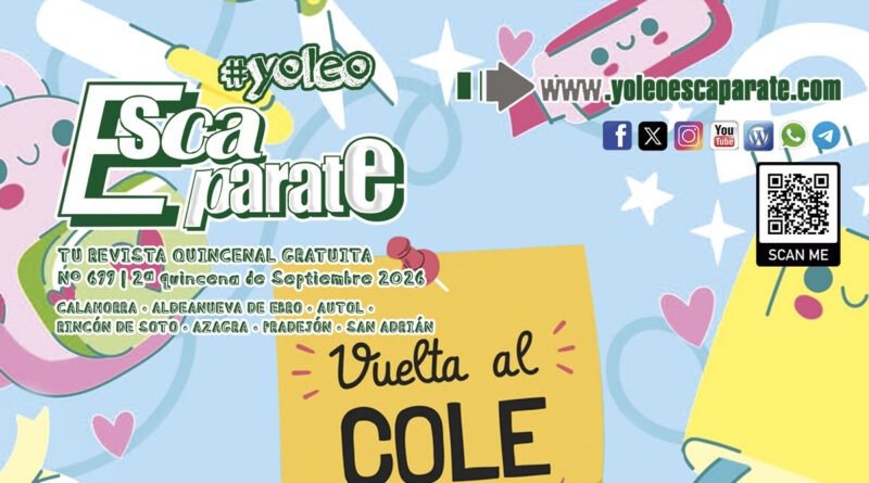 Nueva etapa: la vuelta al colegio en Escaparate 2ª Quincena de Septiembre