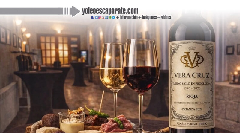 Vino conmemorativo del 50 aniversario de la procesión del Cristo de la Veracruz en Calahorra