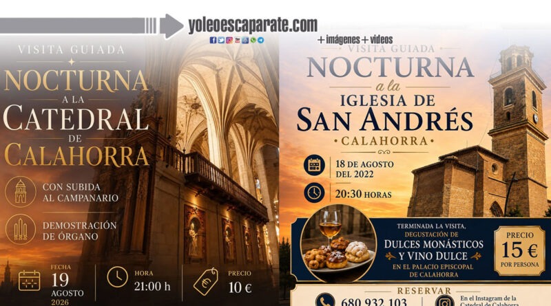 Calahorra propone dos visitas guiadas nocturnas para descubrir su patrimonio al atardecer