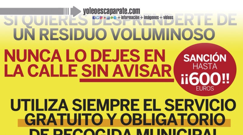 El teléfono fijo de recogida de voluminosos de Calahorra queda temporalmente fuera de servicio